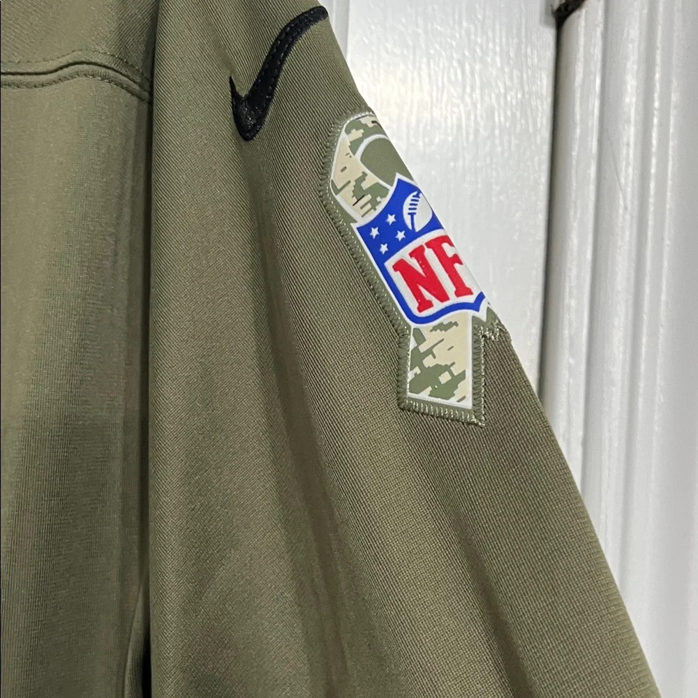 Nike Olive Green Men's Raiders Jersey Mack 52 XXL BNWT Veterans military USA - Picture 5 of 10